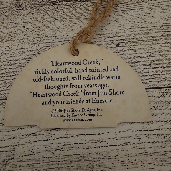 Vintage 2002 Enesco Jim Shore Heartwood Creek Angel of Contentment Figure 9" NWT - Picture 8 of 8